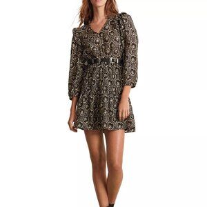 Ba&sh Grazie Printed Mini Dress XS